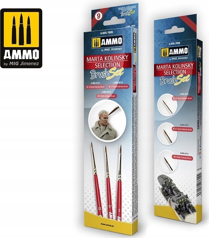 Vallejo Ammo: Marta Kolinsky Selection Brush Set