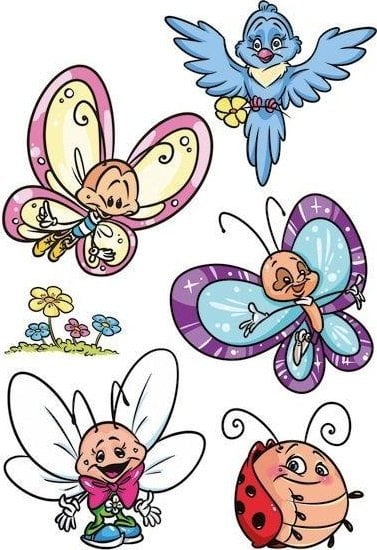 Tatuaże - Wesołe owady