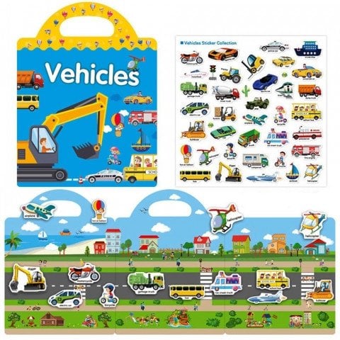Książeczka z naklejkami Pojazdy 22670