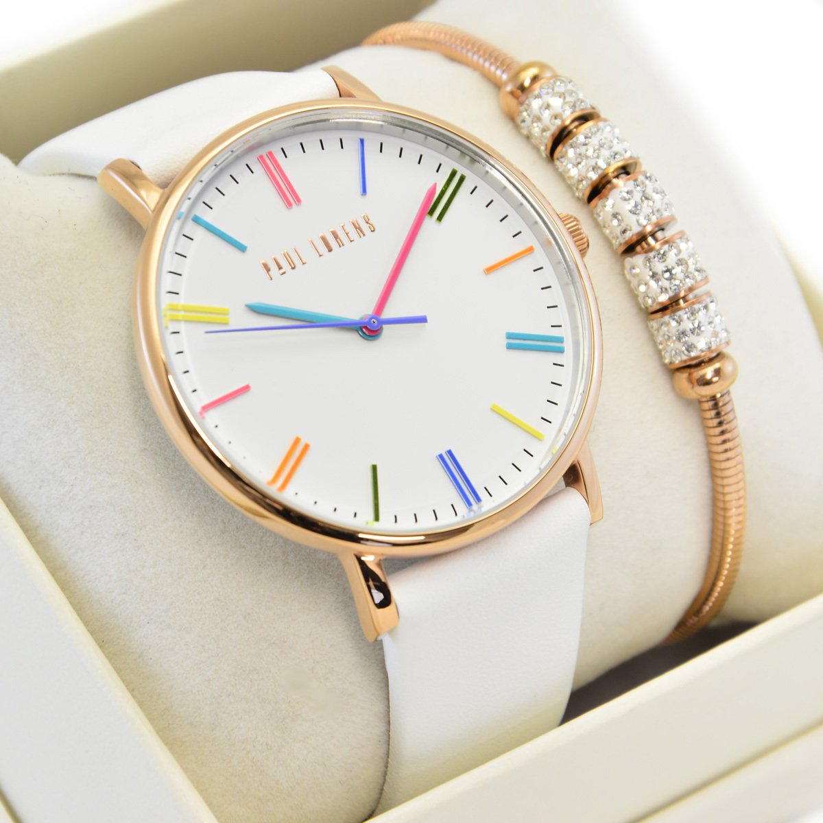 Zestaw damski zegarek Paul Lorens KALAMA-3C3 + bransoletka