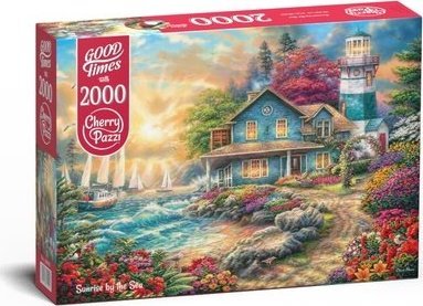 Timaro Puzzle 2000 Cherry Pazzi Sunrise by the sea 50002