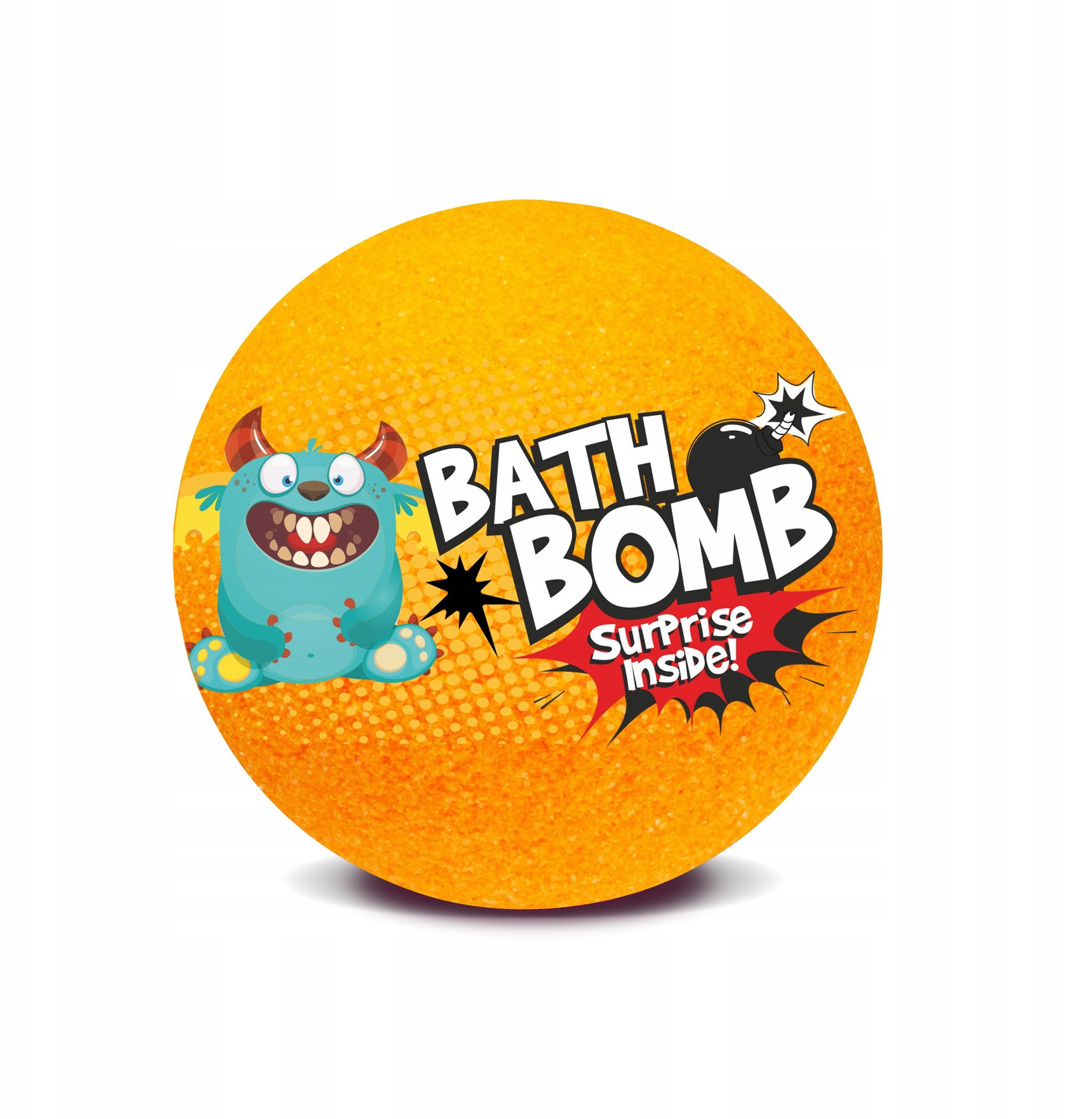 LAQ_Kula kąpielowa z niespodzianką Pomarańczowa 120g