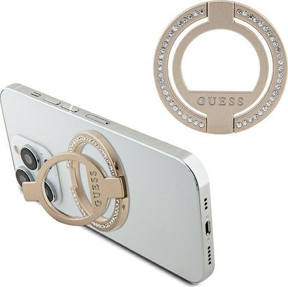 Guess Guess MagSafe Ring stand GUMRSALDGD złoty/gold Rhinestone