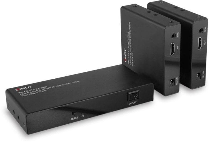Switch Lindy Cat 6 HDMI 4K60 2-Port Splitter 70m
