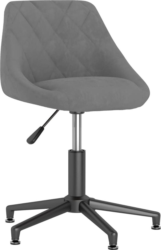 Krzesło biurowe vidaXL Jasnoszary