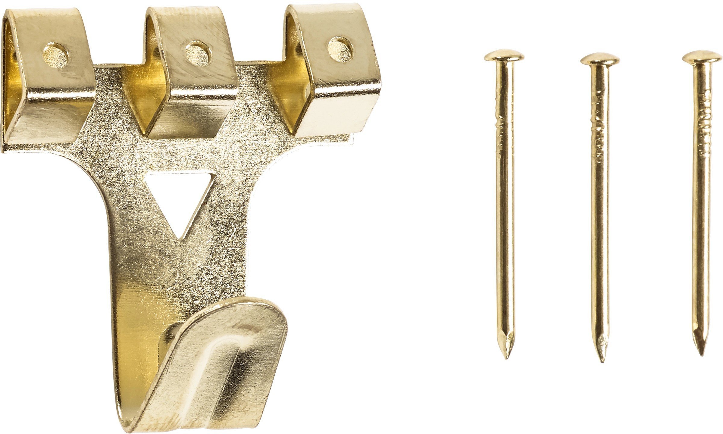 PICTURE HOOK PLAT 4/3 HOLES 35X31/5PCS