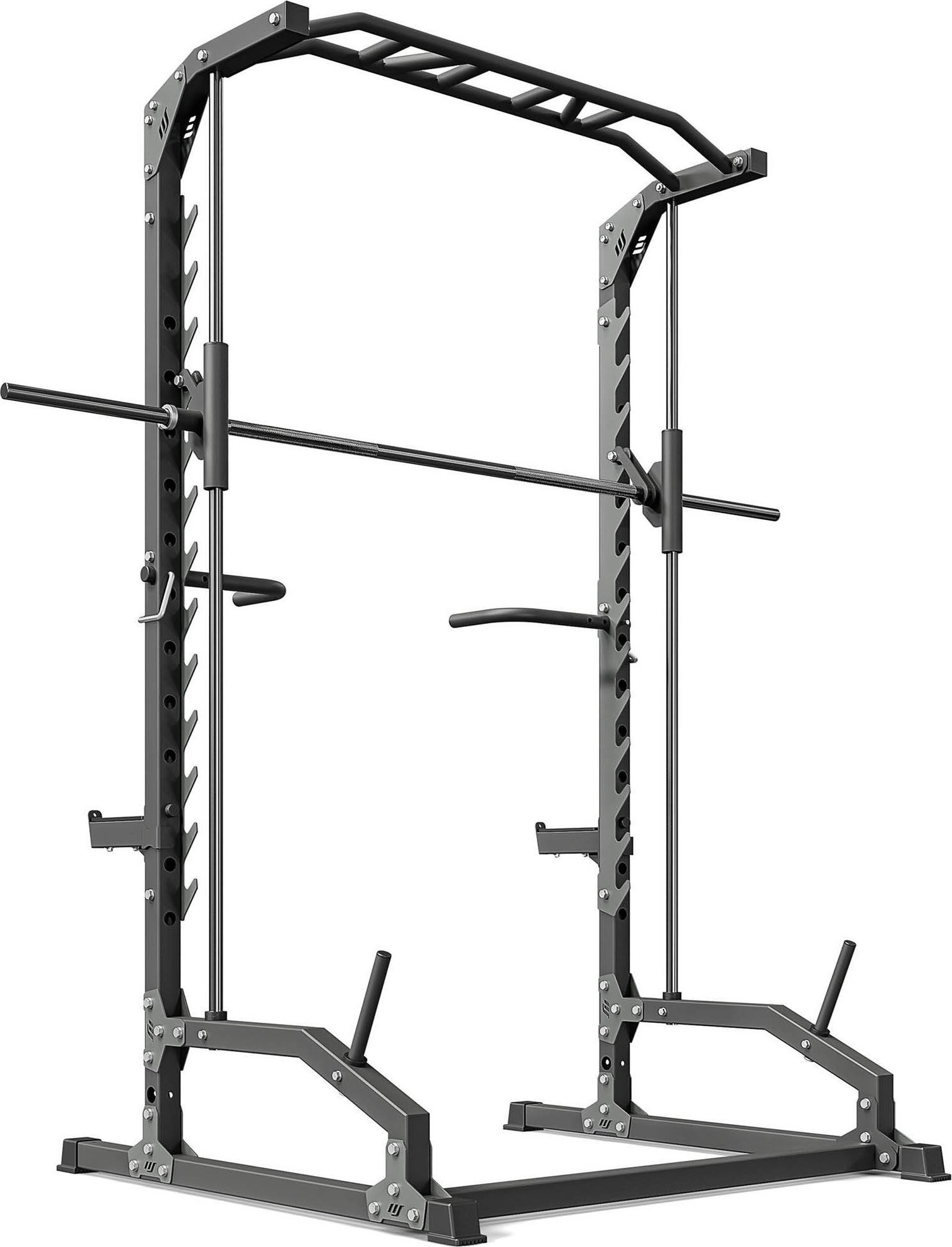 Maszyna Smitha z drążkiem do podciągania i poręczami do dipów MS-U105 2.0 - Marbo Sport