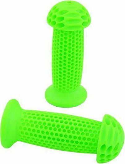 Carcommerce Chwyty rowerowe na kierownicę gumowe dziecięce zielone