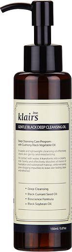Klairs Olejek do twarzy Gentle Black Deep Cleansing Oil 150ml