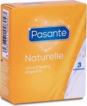 Pasante 3 Prezerwatywy Anatomiczne Pasante Naturelle