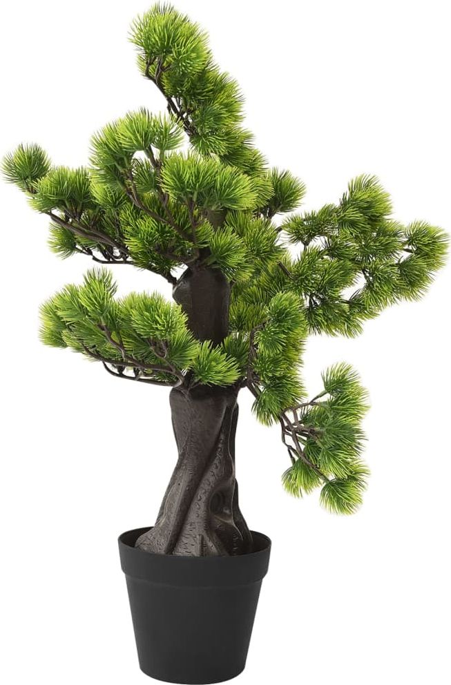 vidaXL Sztuczne bonsai z sosny, z doniczką, 70 cm, zielone