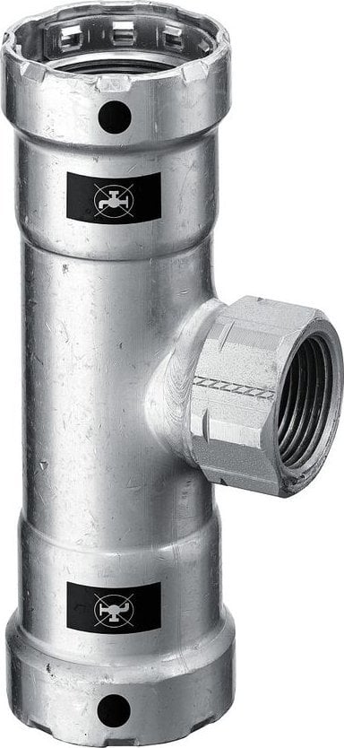 Trójnik 1 x 3/4 x 1 stal / ocynkowaneŁącznik do rur