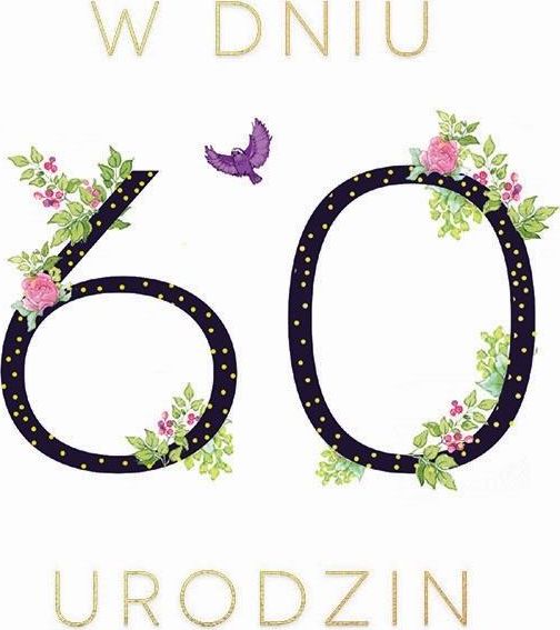 Clear Creation Karnet Swarovski kwadrat CL1860_PO Urodziny 60