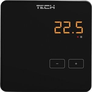 Tech Sterownik pokojowy bezprzewodowy R-8Z, czarny (współpraca z L-8) STR8ZBK