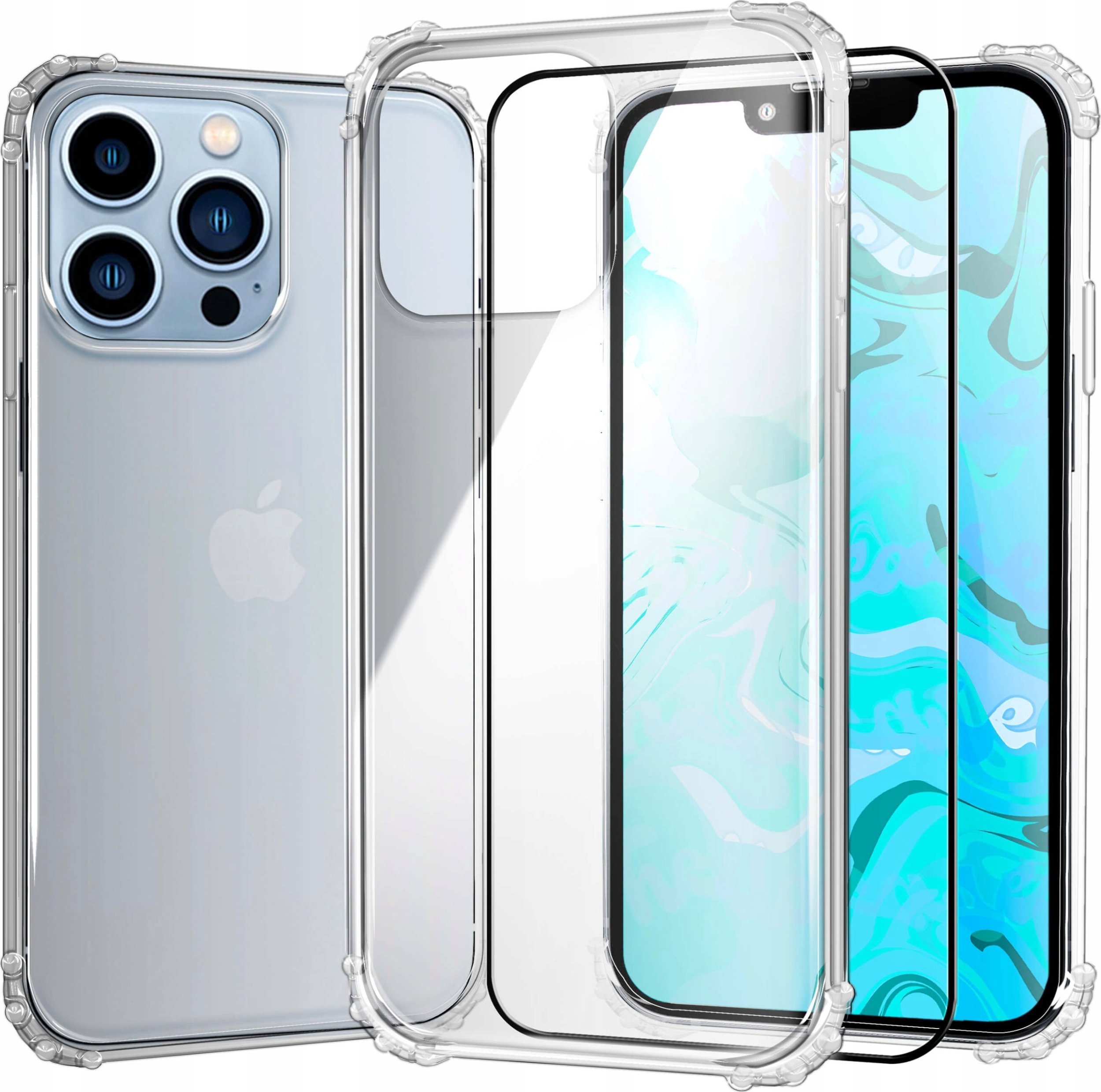 Hello Case ETUI PANCERNE DO IPHONE 13 PRO | CASE SILIKON GUMOWE SLIM ANTI SHOCK SZKŁO