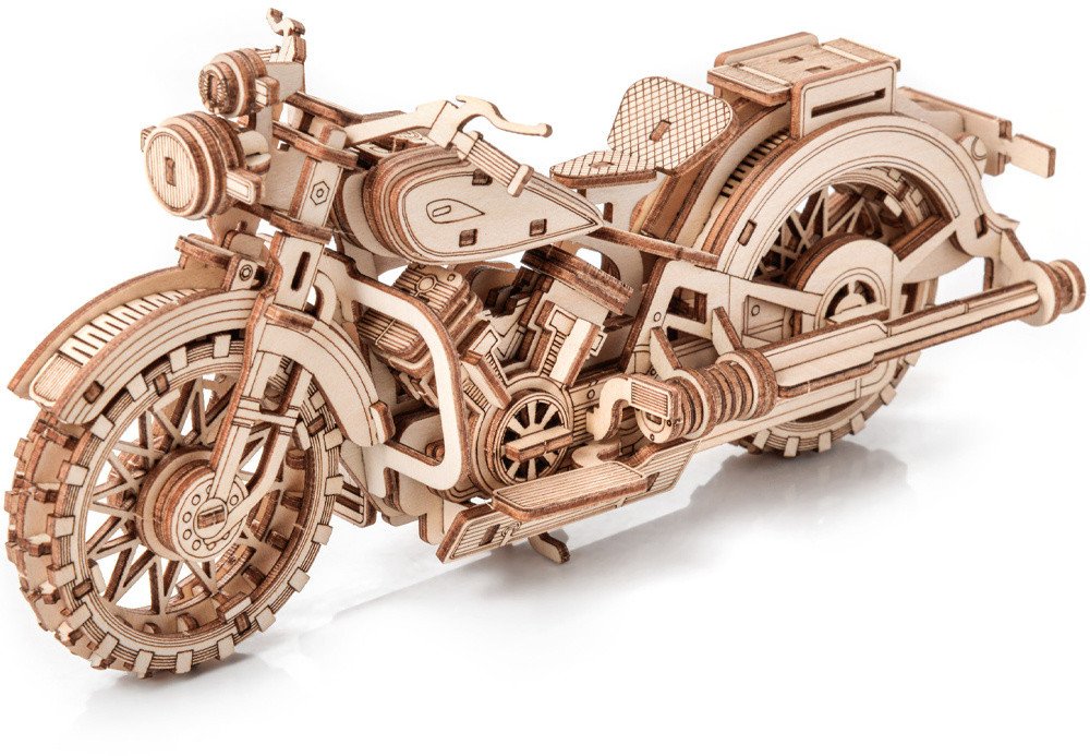 Little Story Drewniane Puzzle Model 3D - Motor Comanche