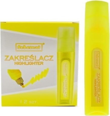 Zakreślacz żółty (12szt)