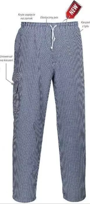 Portwest C078 Spodnie szefa kuchni Chester M