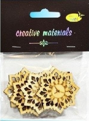 DP Craft Drewniane elementy w kształcie zegara 4,5cm 5szt