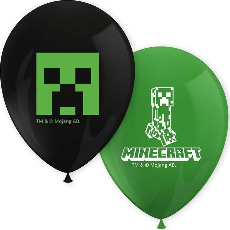 Balony Minecraft 8szt