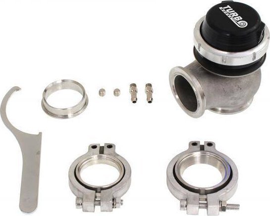 TurboWorks Wastegate zewnętrzny TurboWorks 45mm 0,5 Bar V-Band Black