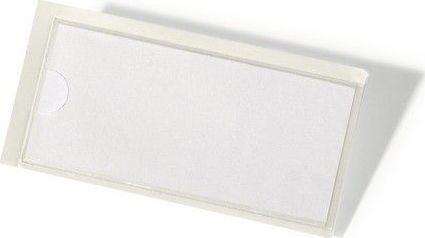 Durable Kieszeń samoprzylepna 35 x 74 mm, 10 szt. Pocketfix Durable przezroczysty