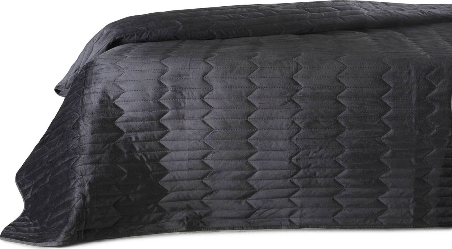 Eurofirany Narzuta Euro Welurowa wz. Sofia1 Czarna1 220x240