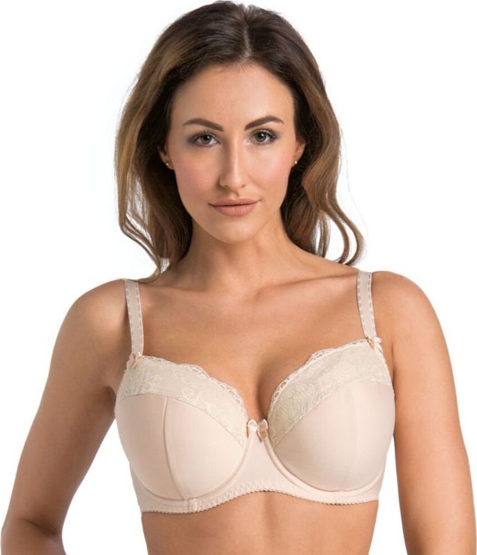 Teyli Biustonosz usztywniany z koronką Marte beżowy Beżowy 70L