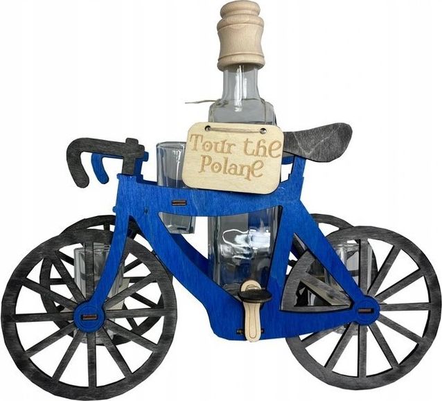 Anapol Karafka 0,5 l Rower Górski z 6 kieliszkami