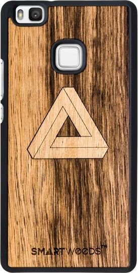 SmartWoods Case Etui Drewniane Triangle Huawei P9 Lite