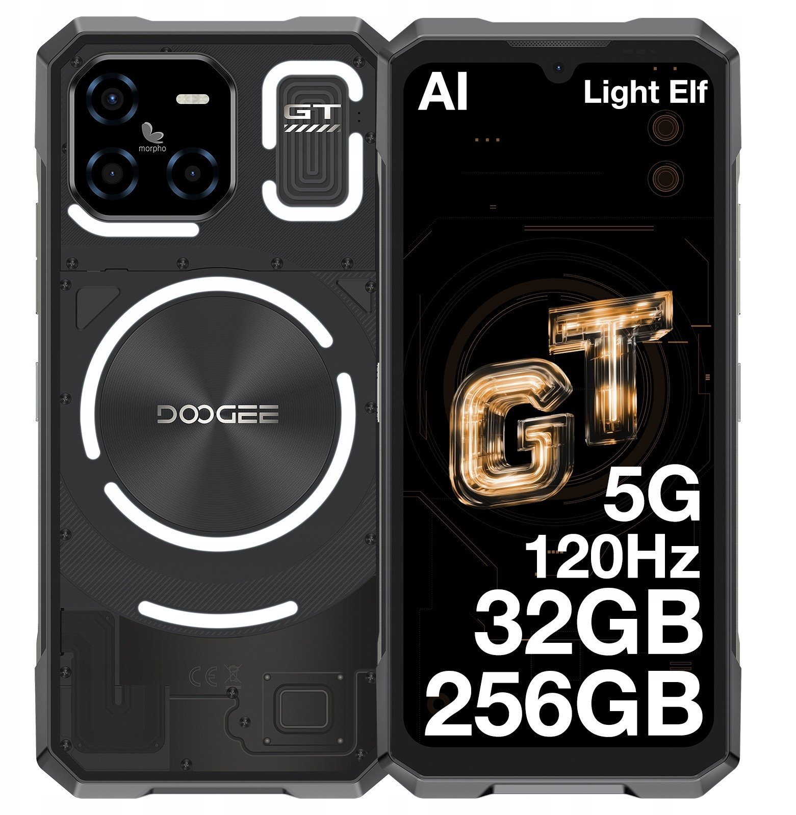 DOOGEE Blade GT phone, 256/12 GB, black