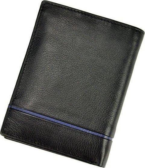 Pierre Cardin Portfel męski skórzany PIERRE CARDIN SAHARA TILAK15 326 Czarny / Niebieski