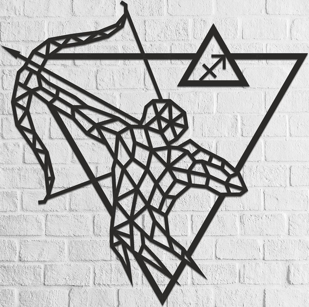 Ewa EWA Drewniane Puzzle 3D Dekoracja Ścienna Strzelec