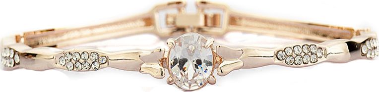 Lovrin ELEGANCKA BRANSOLETKA Z BIAŁYMI CYRKONIAMI