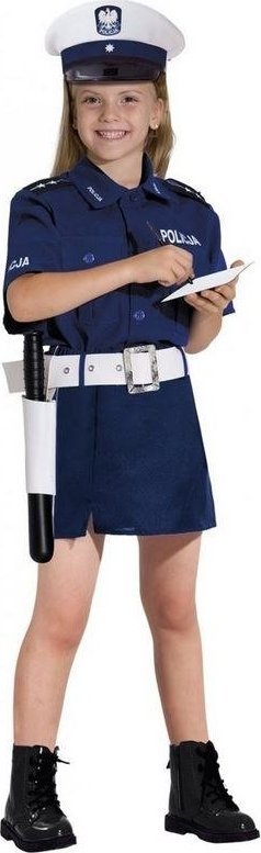 STRÓJ POLICJANTKA 140 PRZEBRANIE KOSTIUM