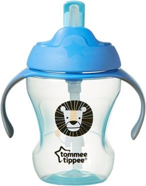 Tommee Tippee KUBEK NIEKAPEK ZE SŁOMKĄ BOY 230ML (TT0311)