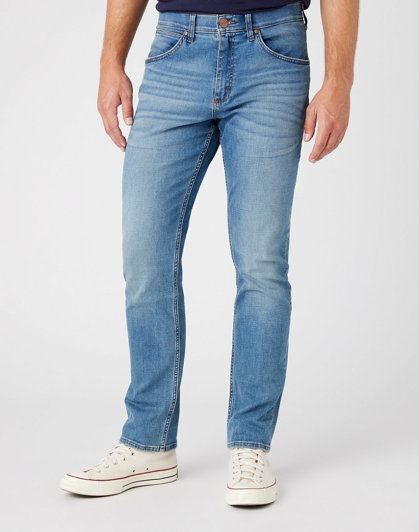 Wrangler WRANGLER GREENSBORO MĘSKIE SPODNIE JEANSOWE TNTED INDIGO W15QCS29S W32 L30