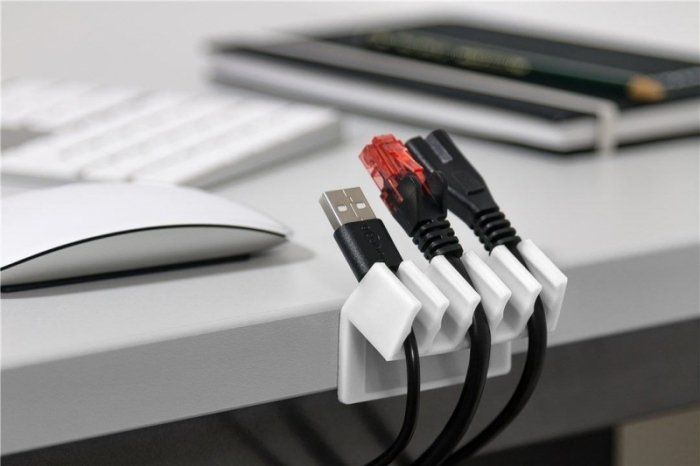 Organizer Goobay Uchwyt Biały 2 sztuki (70431)