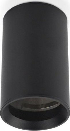 Lampa sufitowa V-TAC Oprawa V-TAC Aluminiowa GU10 Okrągła Natynkowa Tuba Czarna 60x100mm VT-807 3 Lata Gwarancji
