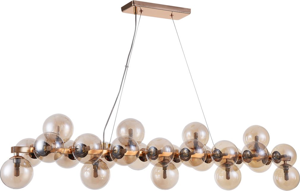 Lampa wisząca Italux Cabella nowoczesna złoty (PND-5252-A-25-GD-CGN)