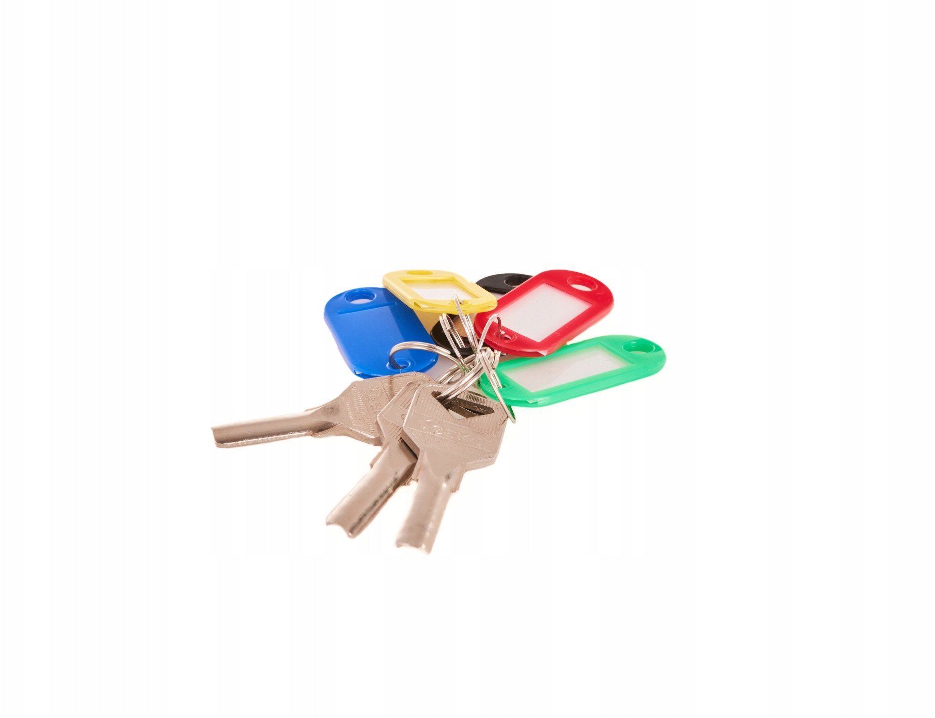 Zawieszki – identyfikatory do kluczy kolorowe 20szt. (100)