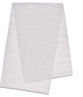 DUKA Bieżnik DUKA RIB 140x40 cm biały beżowy bawełna