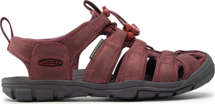 Keen Sandały damskie Clearwater Cnx Leather Wine/Red Dahlia r. 40.5 (KE-1025088)