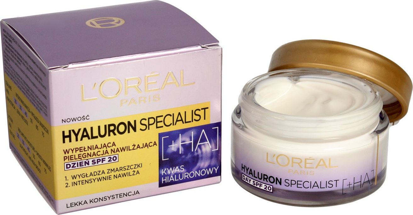 L’Oreal Paris Krem do twarzy Hyaluron Specjalist SPF20 nawilżający 50ml