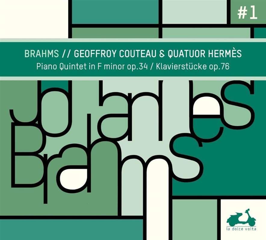 Brahms "Piano Quintet In F Minor op 34 Klavierstucke op 76 Couteau Quatuor Hermes" CD DIGIPAK