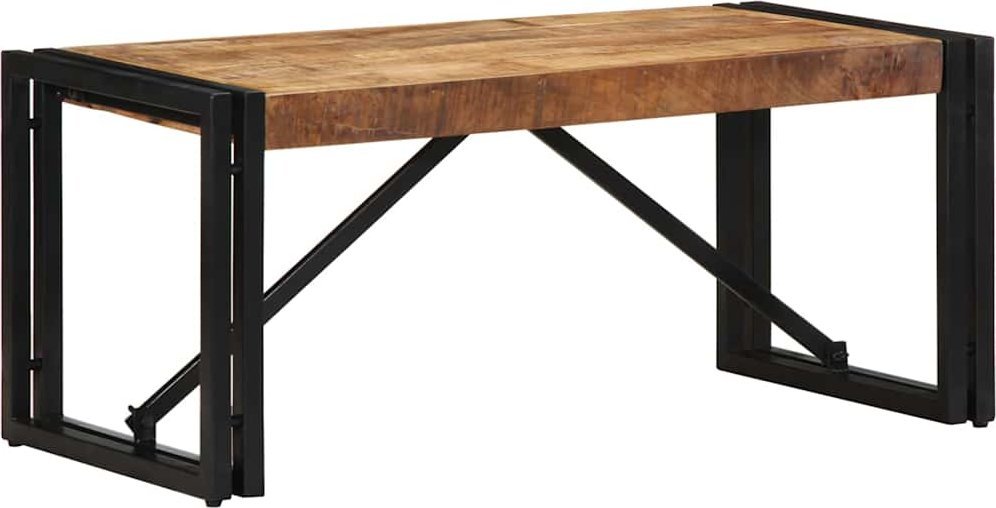 Stolik kawowy 80x40x35 cm lite drewno surowe mango