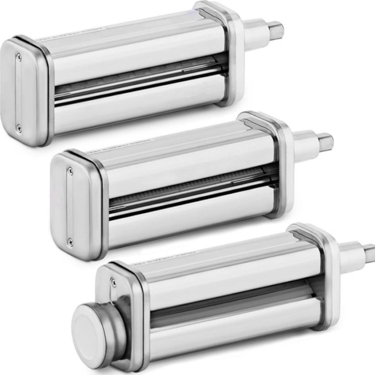 Royal Catering Przystawki do makaronu lasagne fettuccine spaghetti do mikserów planetarnych RCPM-7.1D RCPM-7.1C 3 szt. Przystawki do makaronu lasagne