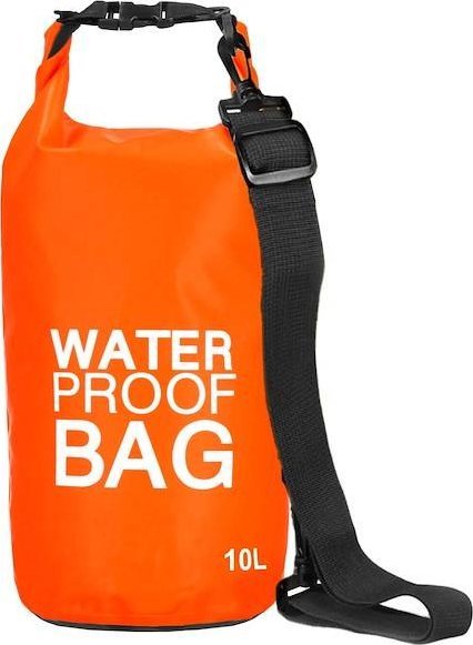 Springos Worek wodoszczelny na plażę 10l torba wodoodporna pomarańczowa UNIWERSALNY