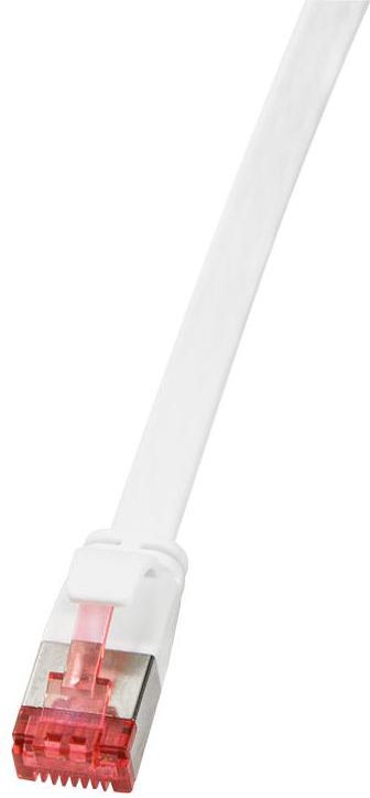LogiLink RJ-45/RJ-45, kat.6, U/FTP, biały, 1m (CF2031S)