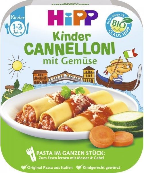 HiPP HiPP BIO Oryginalny Włoski Makaron Cannelloni z Warzywami